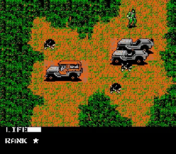 Metal Gear (Europe) screen shot game playing